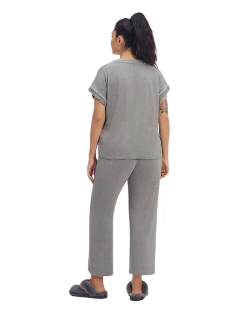 1129975 Grey Heather Addi Short Sleeve Pajamas Set