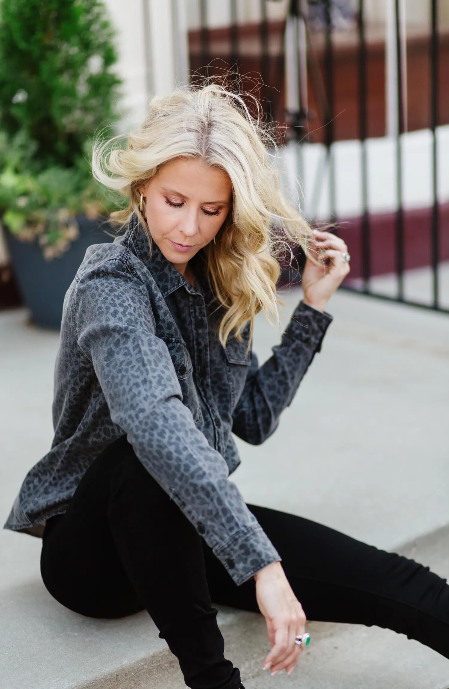 Boyfriend Forever Leopard Shirt