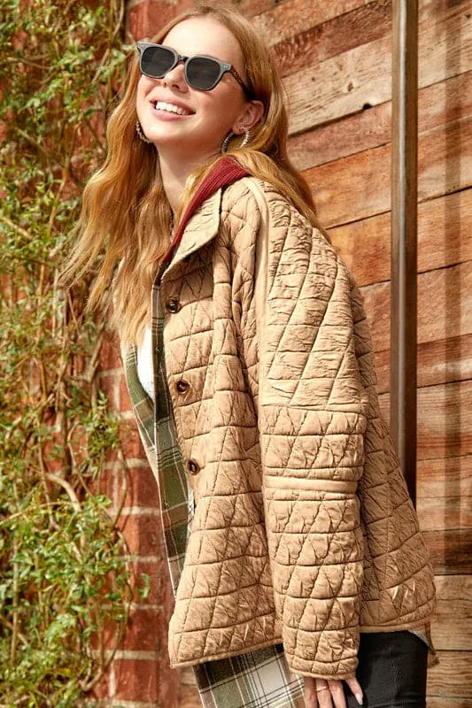 Breezy Daze Quilted Jacket - 4 Colors