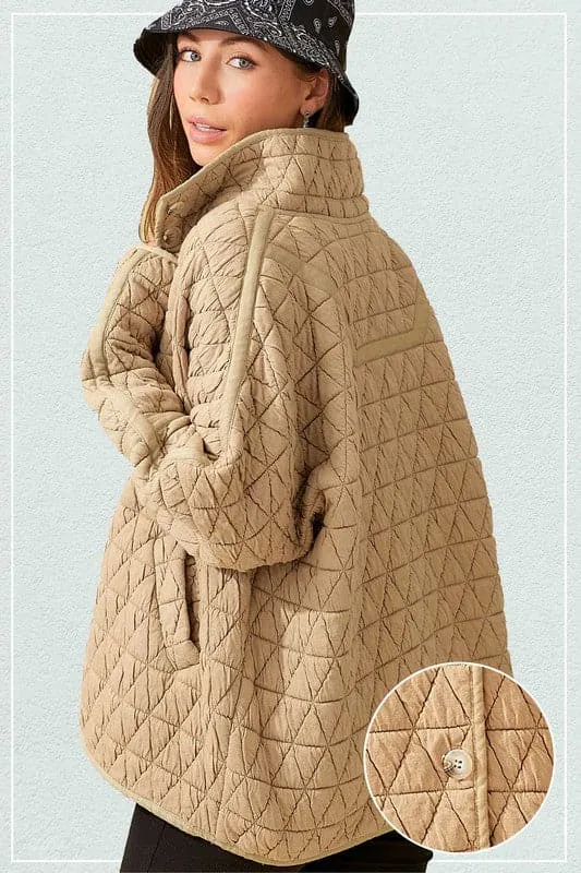 Breezy Daze Quilted Jacket - 4 Colors