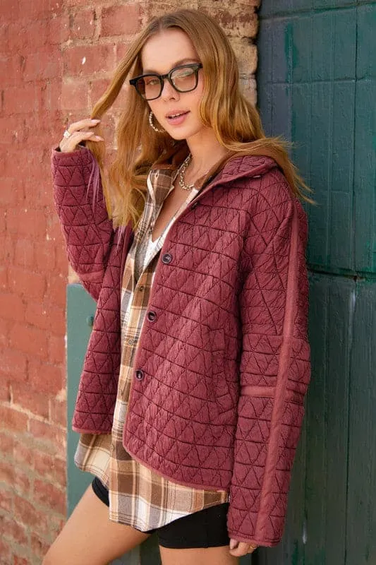 Breezy Daze Quilted Jacket - 4 Colors