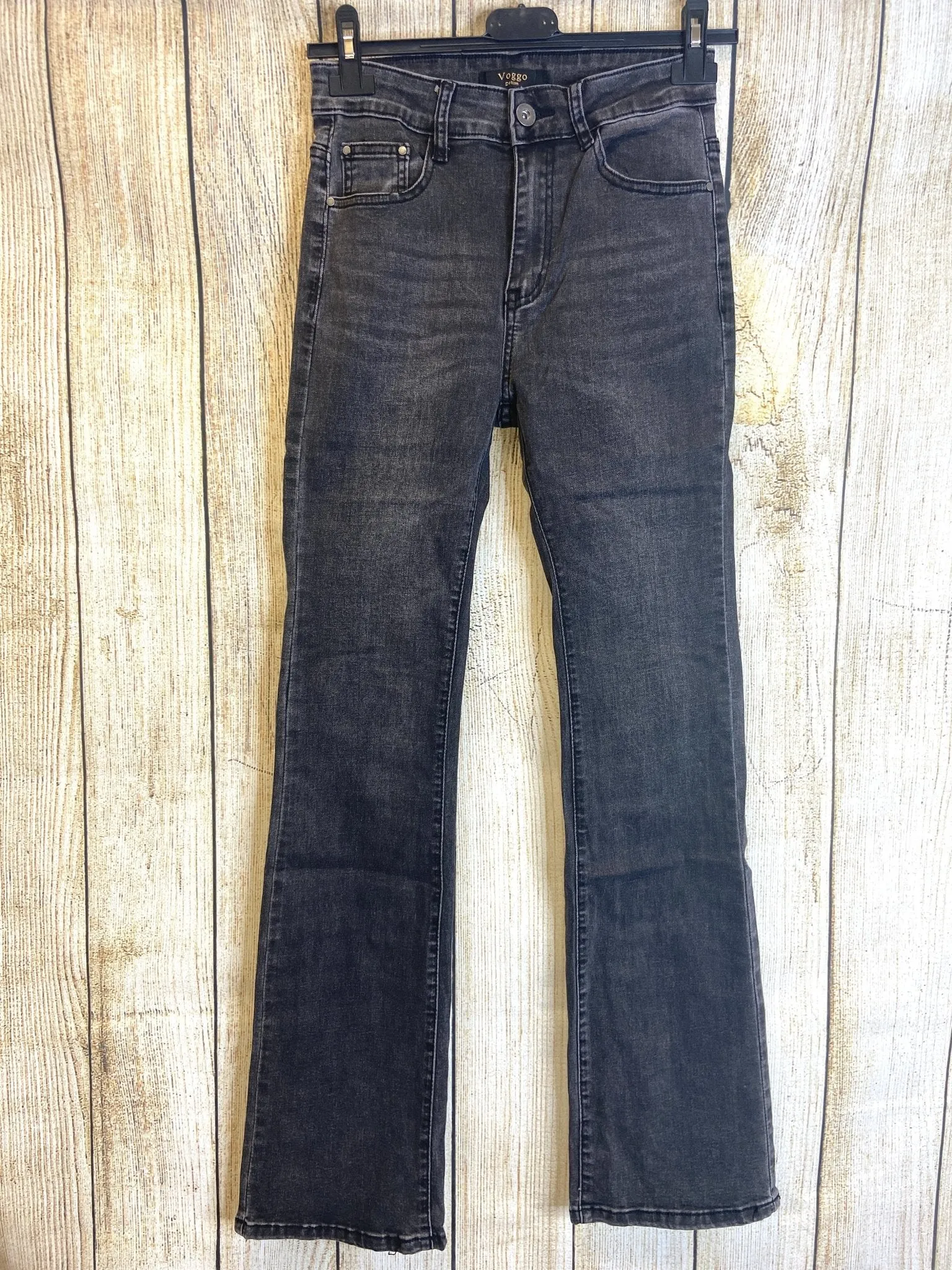 Charcoal Flared Jeans