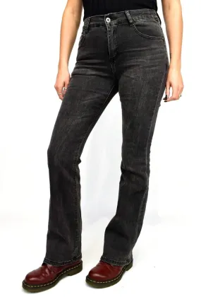 Charcoal Flared Jeans