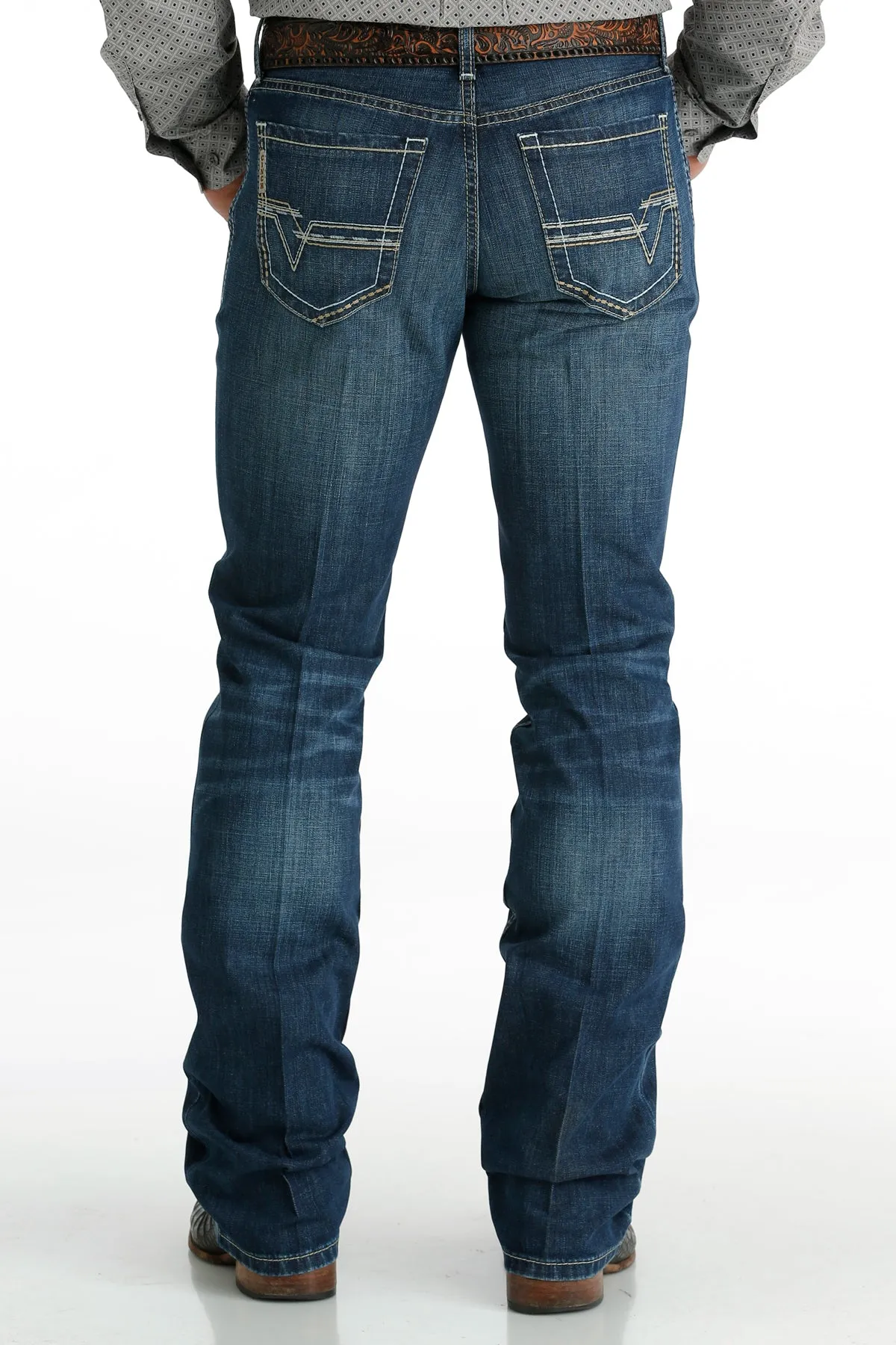 Cinch Men's Ian Slim Fit Jean in Rinse Wash