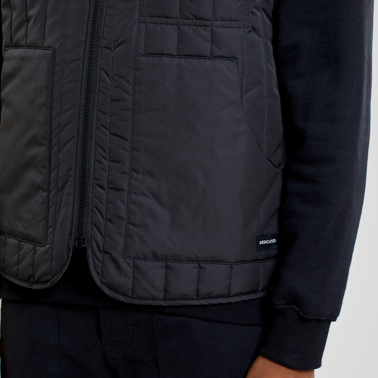 Dedicated Avesta Quilted Vest - Black