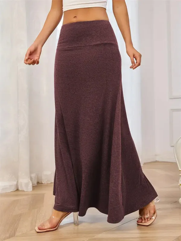 Flowy A-Line Maxi Skirt for Women