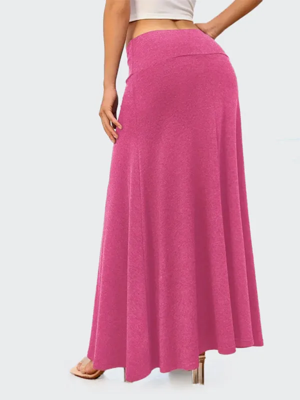 Flowy A-Line Maxi Skirt for Women