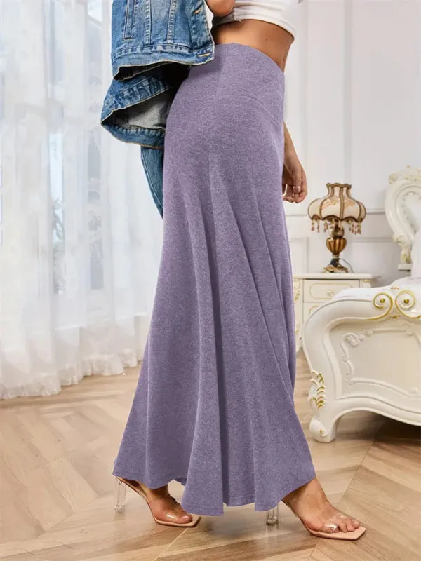 Flowy A-Line Maxi Skirt for Women