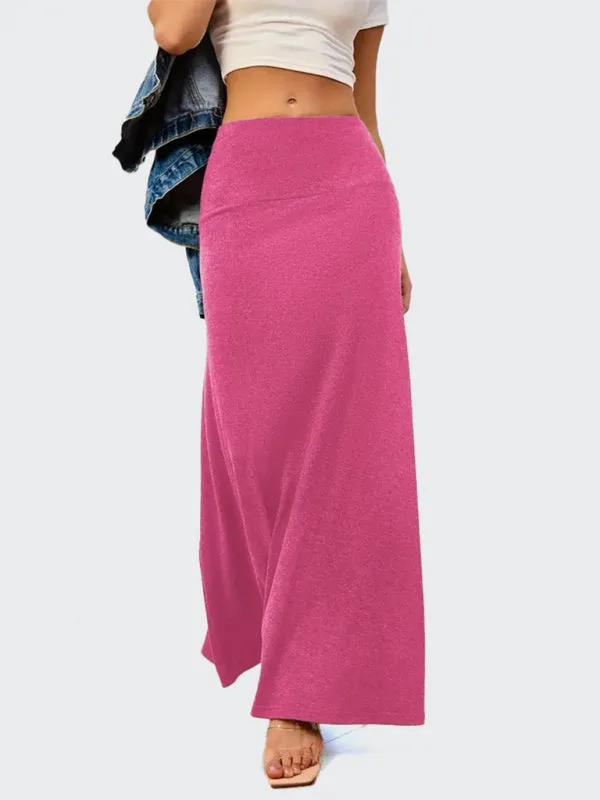 Flowy A-Line Maxi Skirt for Women