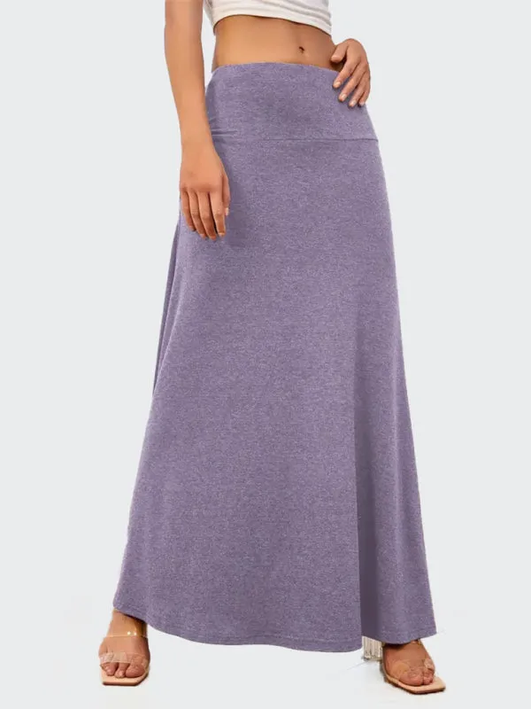 Flowy A-Line Maxi Skirt for Women