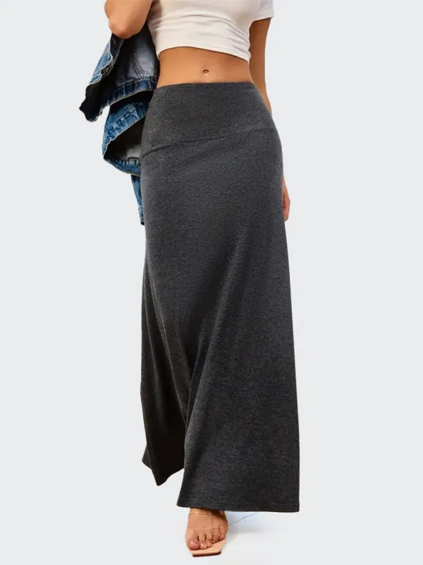 Flowy A-Line Maxi Skirt for Women