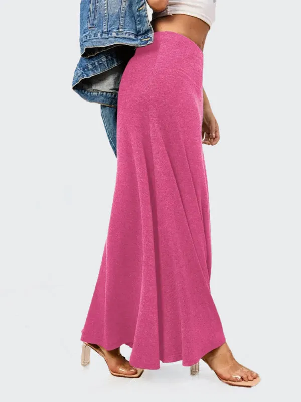 Flowy A-Line Maxi Skirt for Women