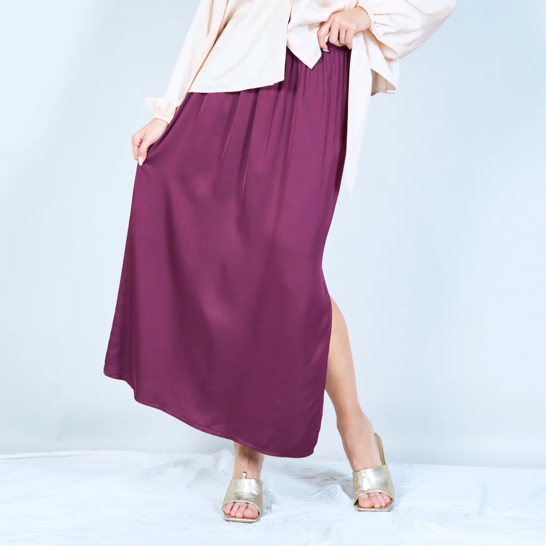 Flowy elastic waistband skirt wholesale