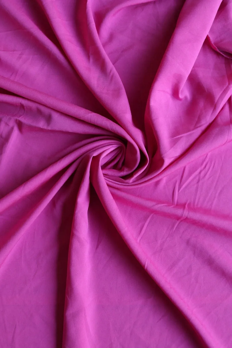 Fuchsia Crepe De Chine