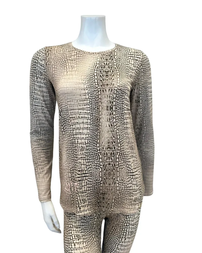 Furstenberg Snake Print Modal Pajamas Set