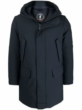 hooded padded parka