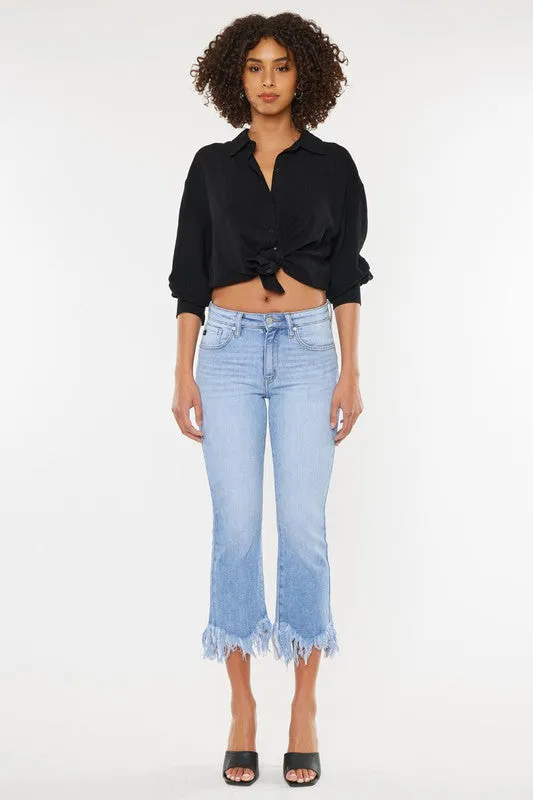 KanCan HighRise Crop Jeans