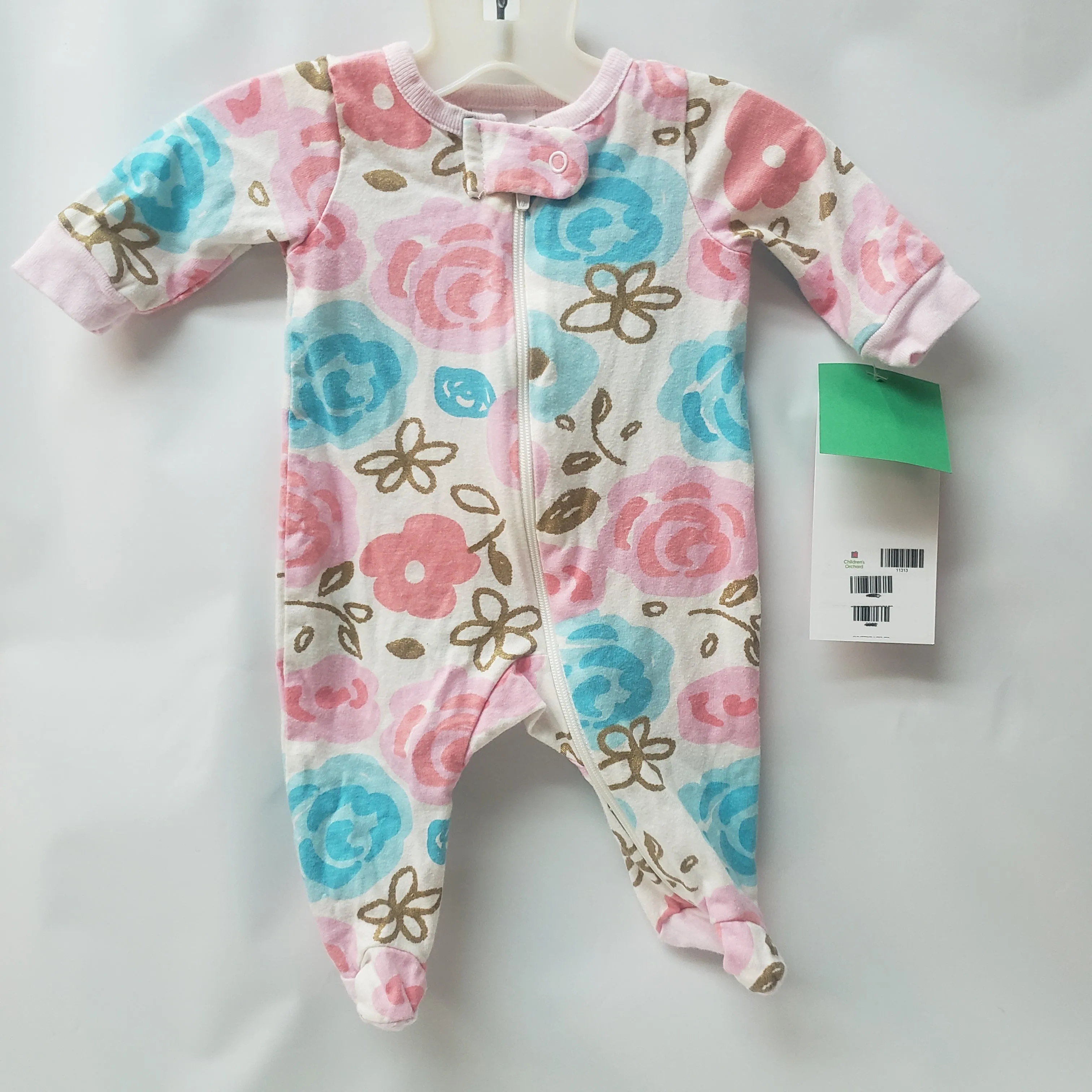 Long Sleeve 1 PC Pajamas  By Gerber Size Preemie