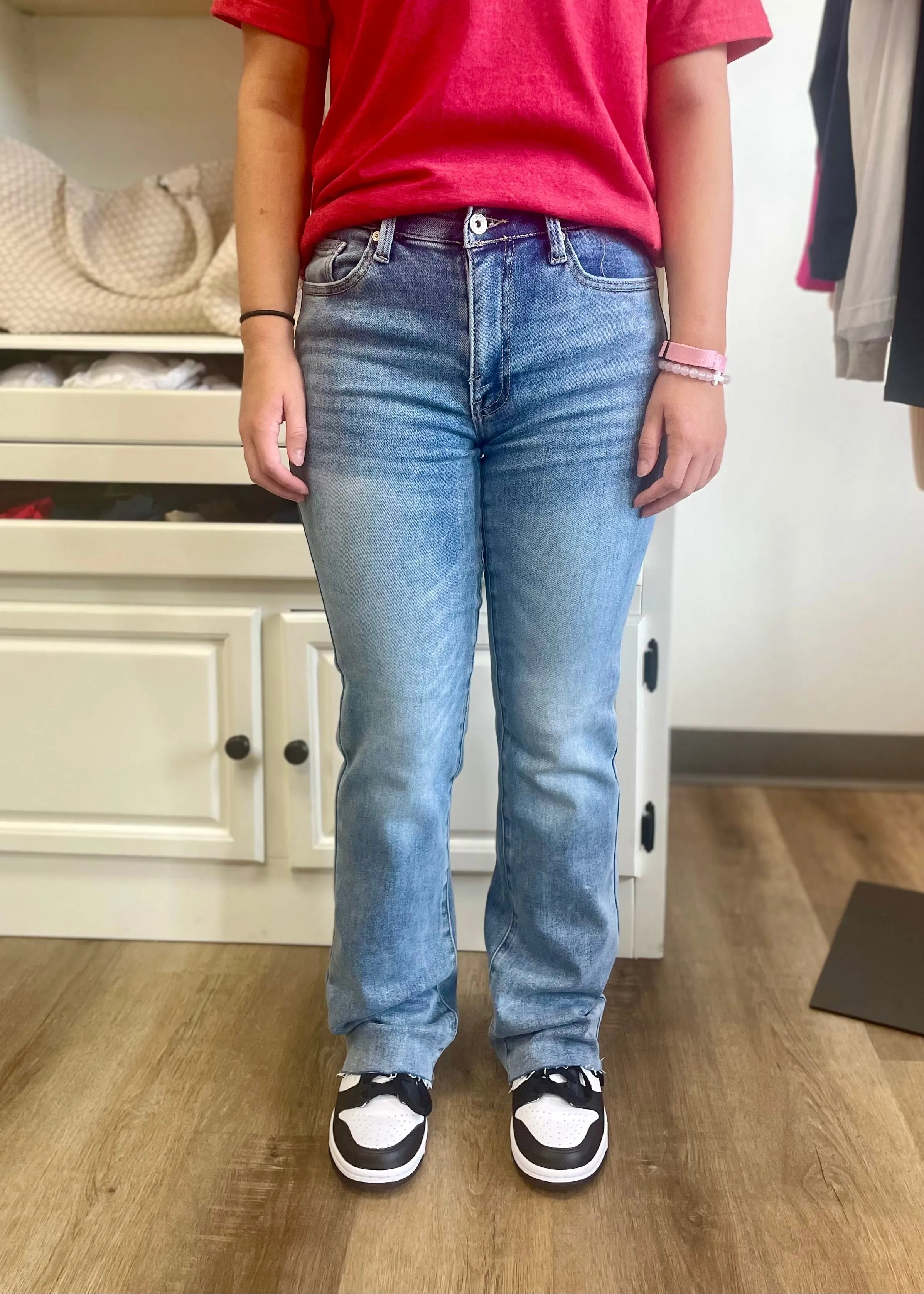 Low Rise Skinny Bootcut Jeans