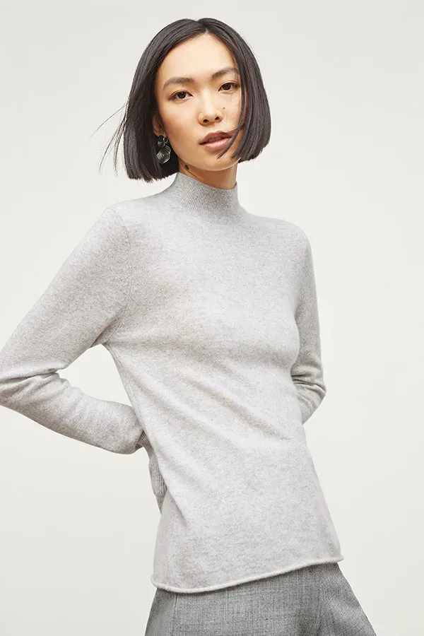 Luan Sweater - Cashmere :: Light Heather Gray