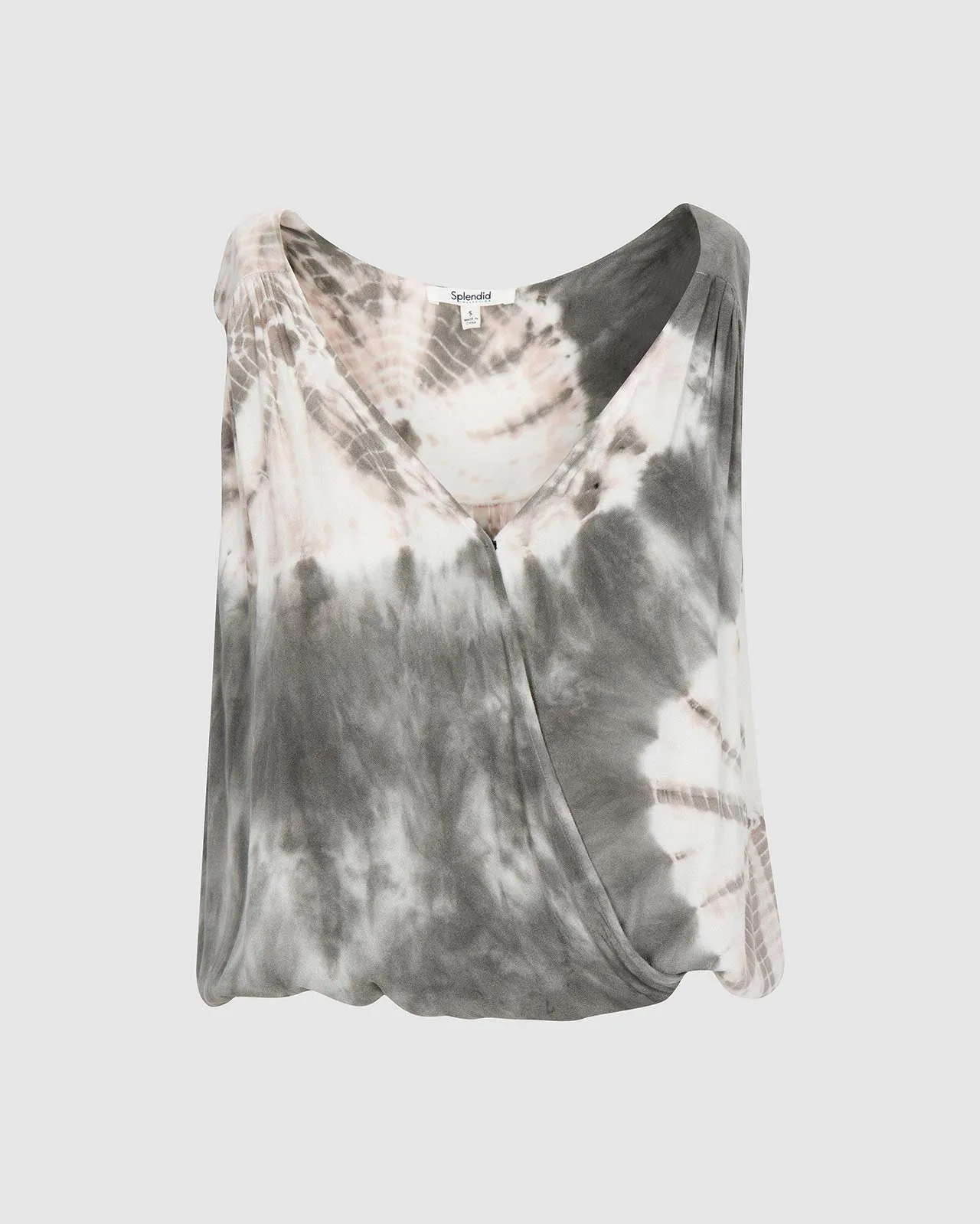 Lucia Tie Dye Surplice Tank