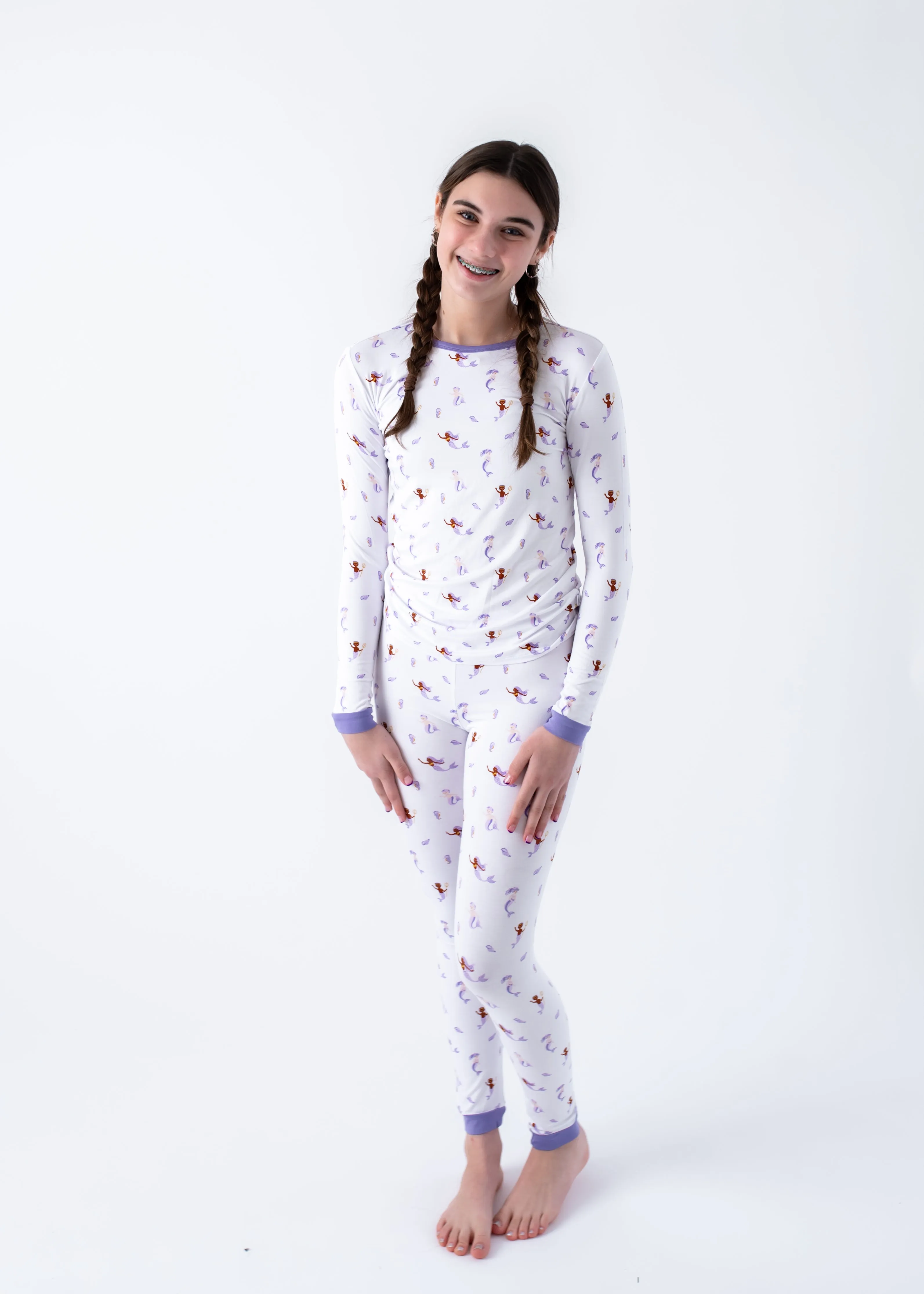 Mermaid | Long Sleeve Pajamas