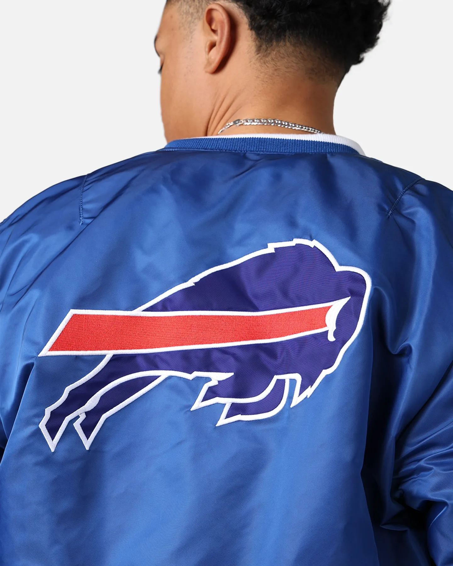 New Era X Alpha Series X NFL Buffalo Bills MA-1 Bomber Jacket Royal/Red