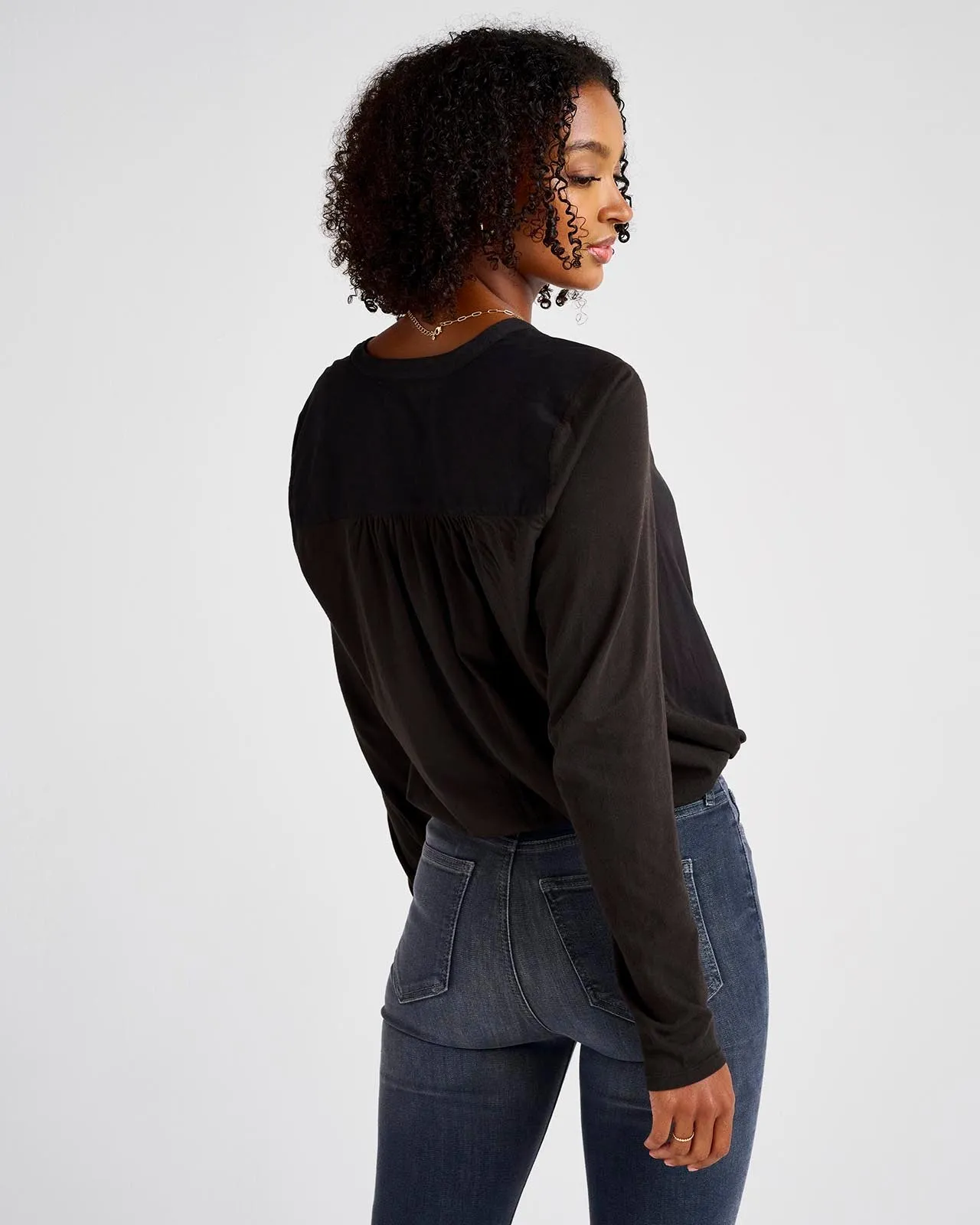 Paige Long Sleeve Surplice Top