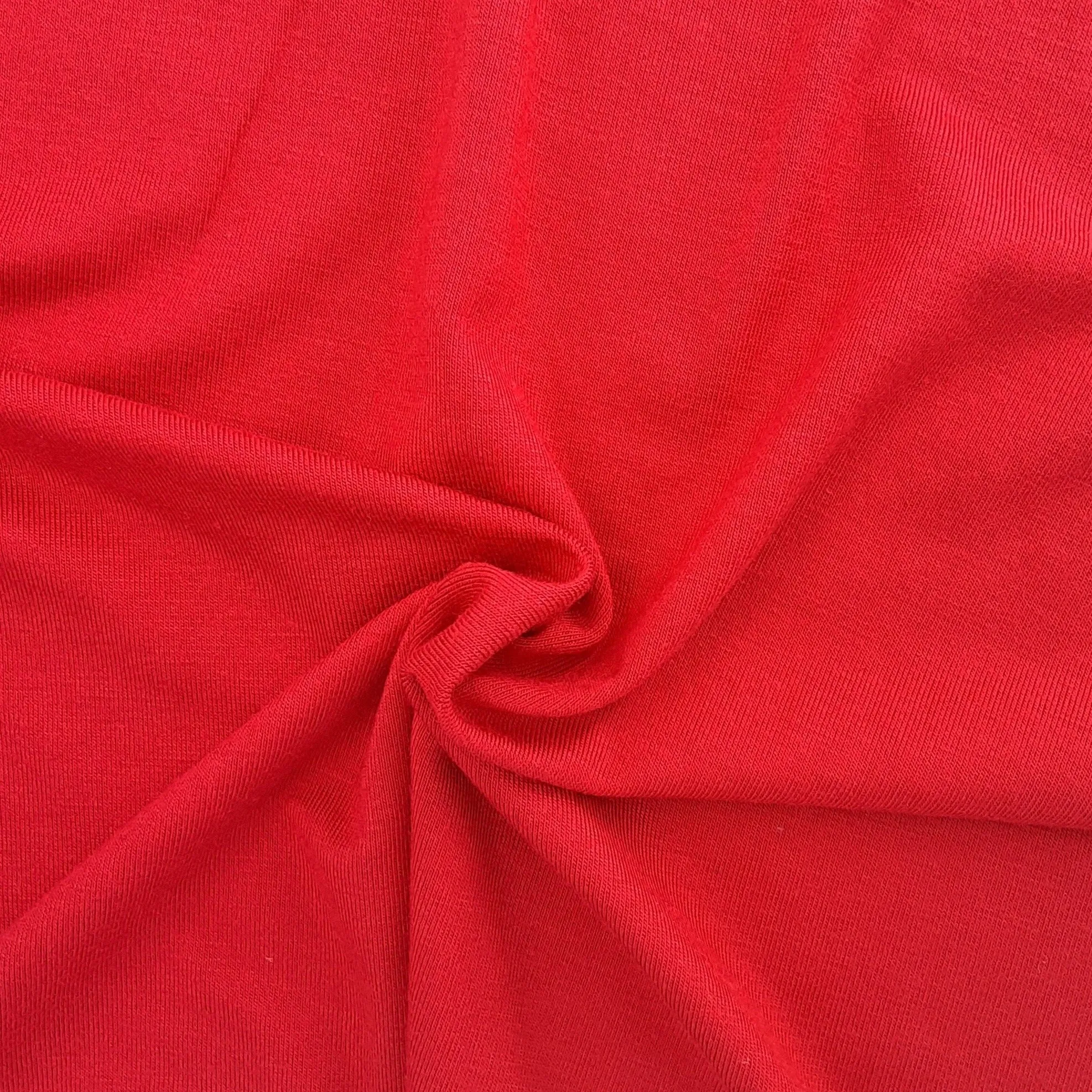 Red J. Crew Rayon/Spandex Jersey 200GSM - SKU 6851D #U121/123