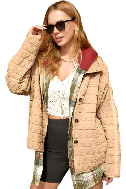 Rosie Quilted Layering Jacket