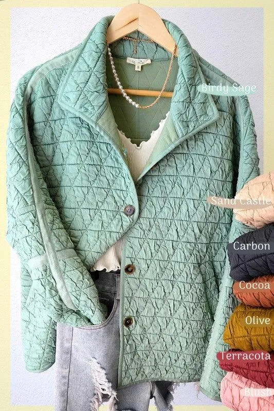 Rosie Quilted Layering Jacket