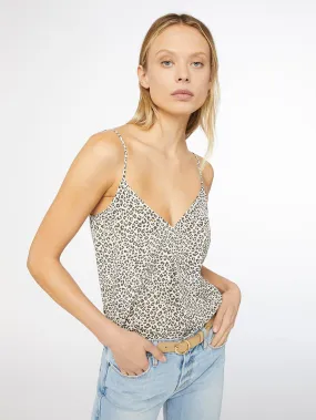 Silk Animal Print Cami -- Caramel Multi