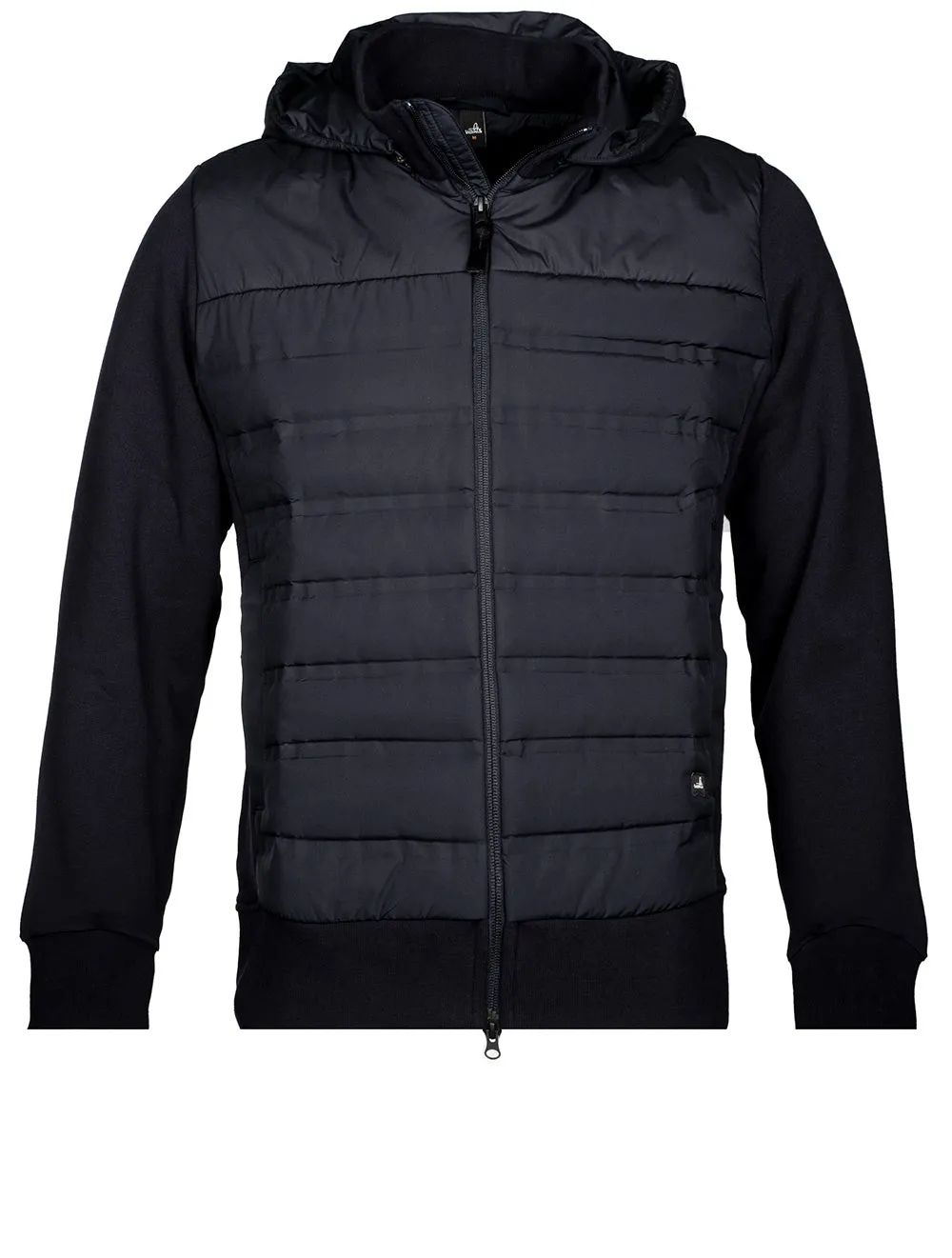 Smith Quilted Sweat Jacket Dark Navy