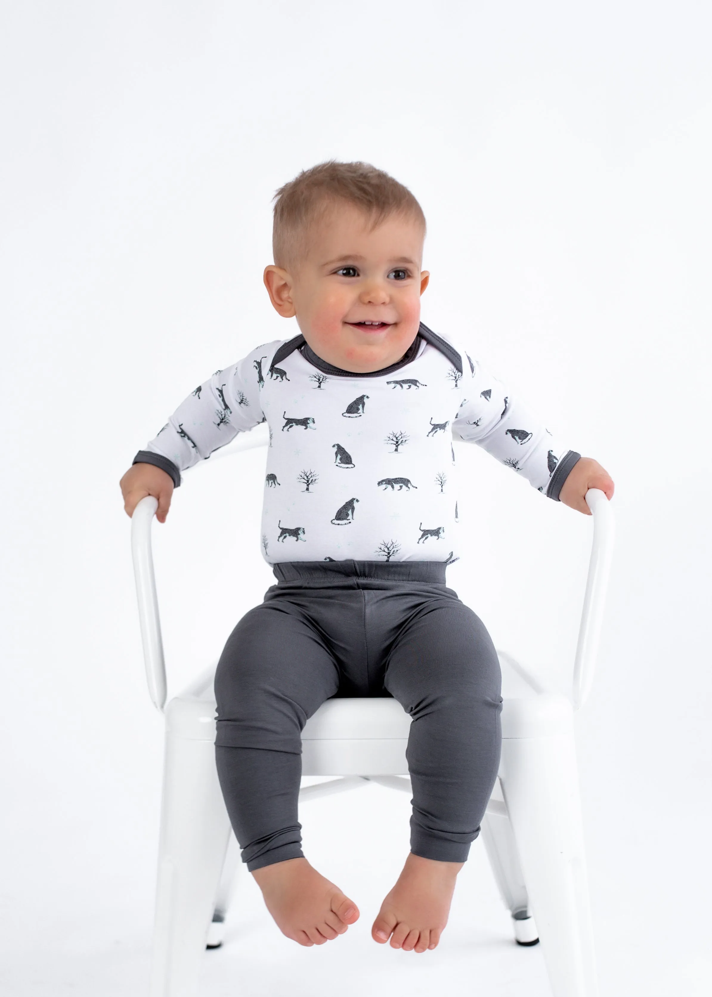 Snow Leopard | Long Sleeve Bodysuit