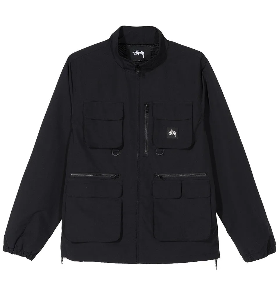 STÜSSY UTILITY JACKET // BLACK