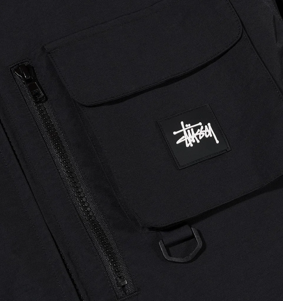 STÜSSY UTILITY JACKET // BLACK