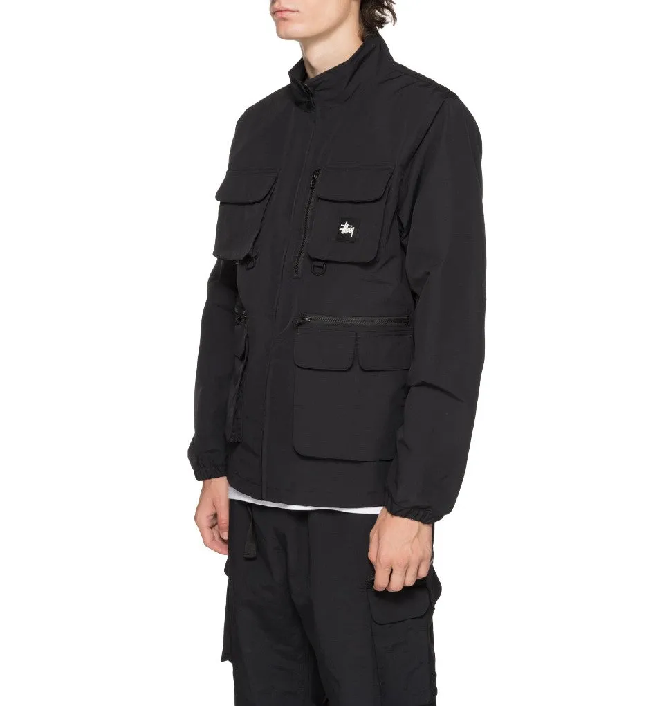 STÜSSY UTILITY JACKET // BLACK