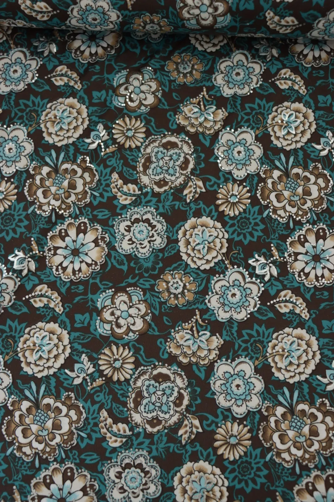 Teal & Mocha Foil Floral ITY