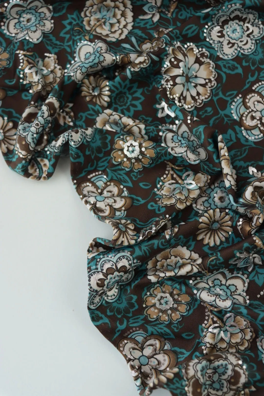 Teal & Mocha Foil Floral ITY