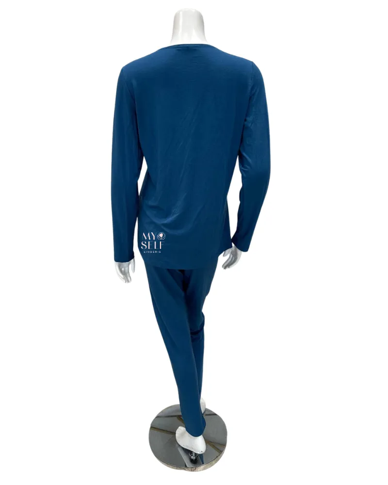 VPJ-PRI Periwinkle V Neck Modal Pajamas Set