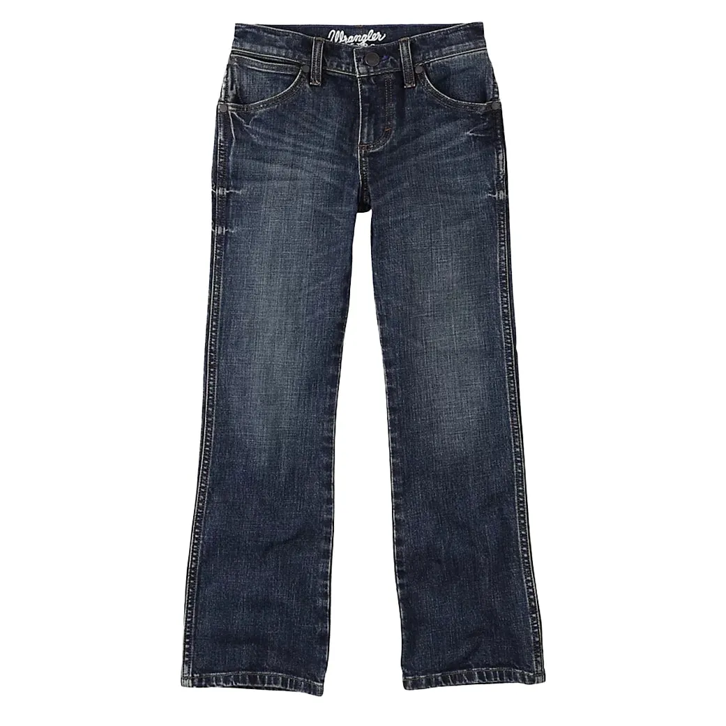 Wrangler Boy's Retro Slim Fit Boot Cut Jean